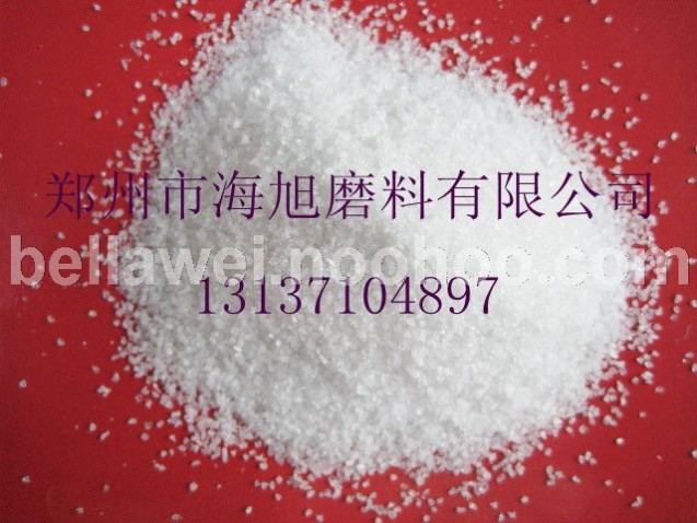 一級白剛玉粒度砂，噴砂研磨優質材料